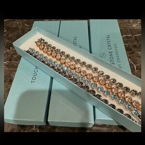 Swarovski Touchstone Multicolor Crystal Bracelets Set
